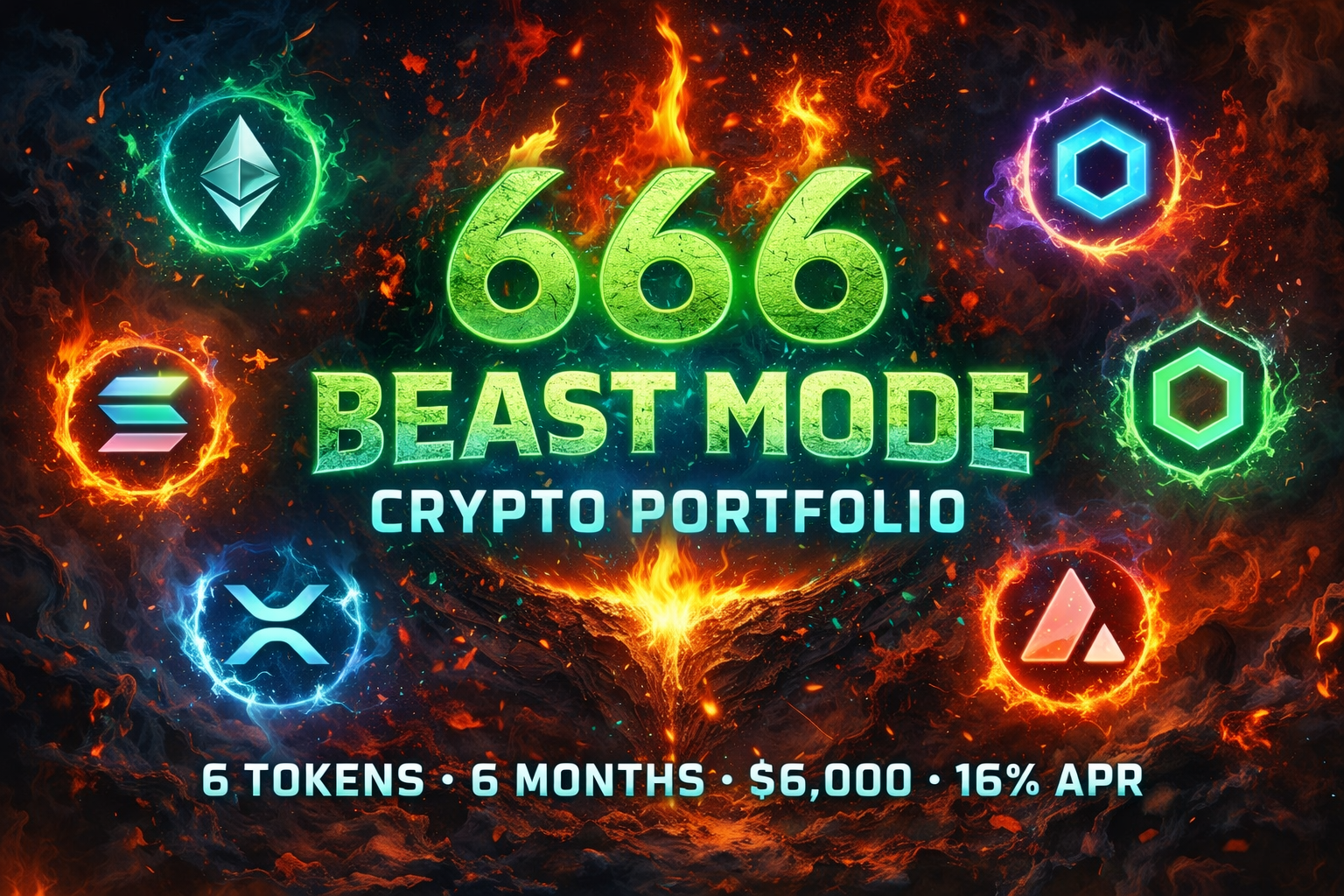 666 Beast Mode Crypto Portfolio report